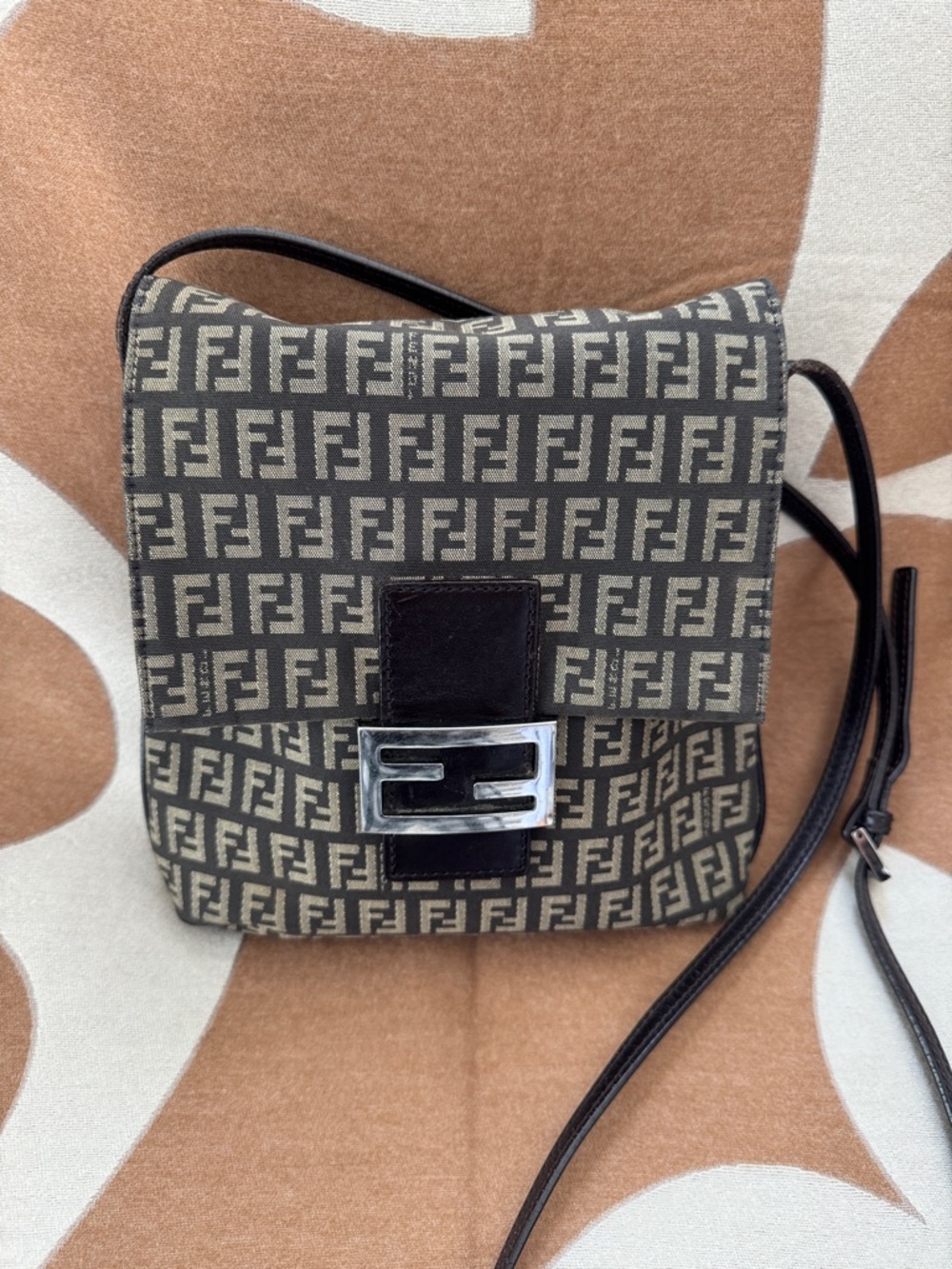 FENDI Zucchino Shoulder Bag